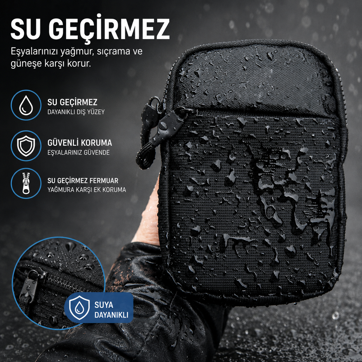 YUBERRA™ Su Geçirmez – Seyhat Omuz Çantası