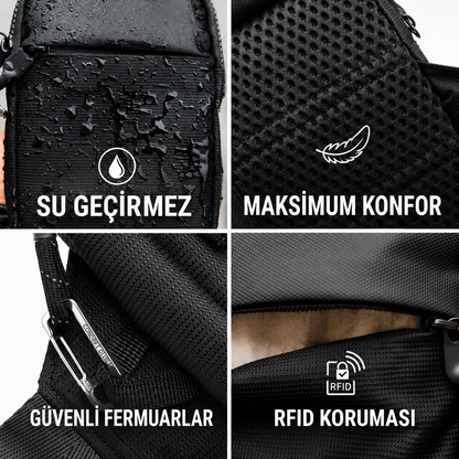 YUBERRA™ Su Geçirmez – Seyhat Omuz Çantası